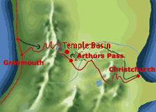 Temple Basin Map