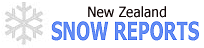 New Zealand snow reports and New Zealand ski conditons